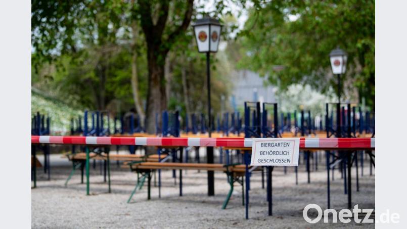 Tirschenreuth liegt den Zahlen des Robert Koch-Instituts (RKI) zufolge seit dem 14. April unter einer Inzidenz von 100 und will die Biergärten öffnen. Symbolbild: Sven Hoppe