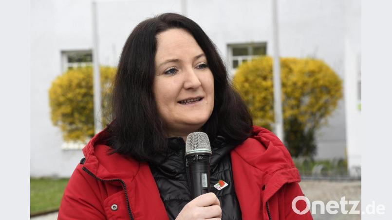 Die Durchsetzungskraft der IG Metall sah Fachsekretärin Sabrina Feige durch die Abschlüsse in den vergangenen Tarifrunden bestätigt. Bild: Petra Hartl