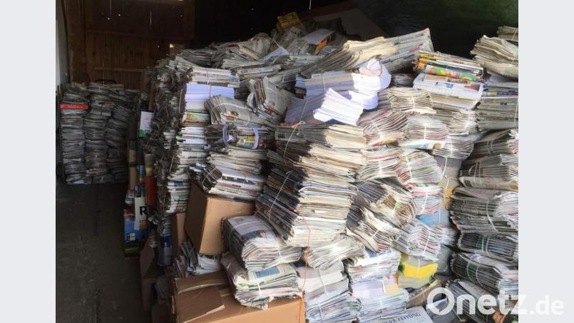 Drei Öffnungssamstage haben gereicht, um die Altkleider- und Altpapiersammelstelle der Kolpingsfamilie bis an den Rand mit Altpapier zu füllen. Am Samstag, 8. Mai, erfolgt daher die Räumung. Ungeachtet dessen ist die Sammelstelle am Samstag von 10 bis 11.30 Uhr zur Anlieferung der Altwaren geöffnet. Bild: u