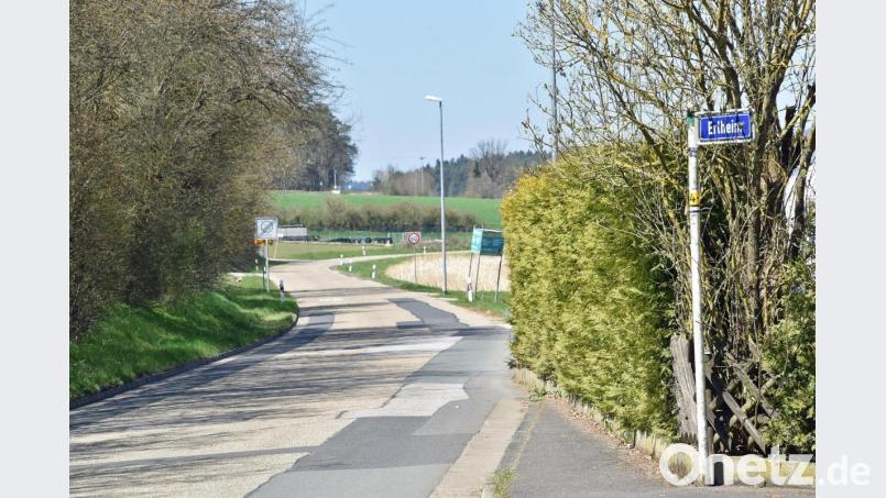 Einer von 26 Vorschlägen für neue Radwege im Konzept der Umweltschutzinitiative betrifft die Passage von Erlheim nach Kleinfalz. Bild: Andreas Royer