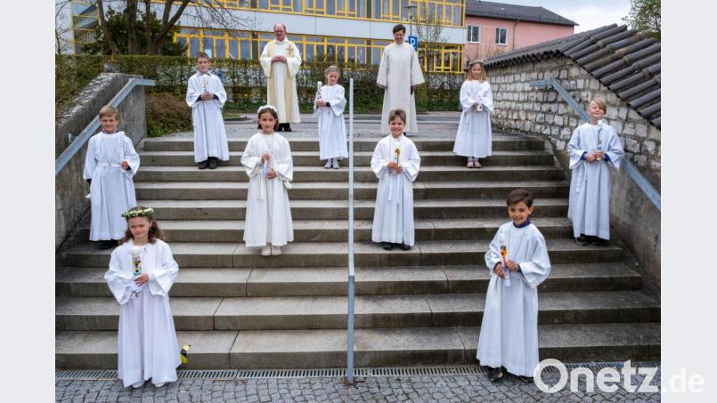 Die Kommunionkinder vom Samstagnachmittag. Bild: e