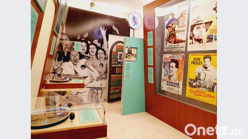 Rock’n’Roll-Feeling in der neuen Dauerausstellung über Elvis Presley. Bild: Kultur- und Militärmuseum Grafenwöhr/exb