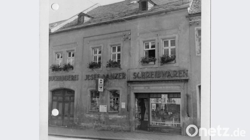 Das Danzer-Anwesen in Waldsassen auf einer Aufnahme aus dem Jahre 1951. Bild: Archiv Bruno Salomon/exb