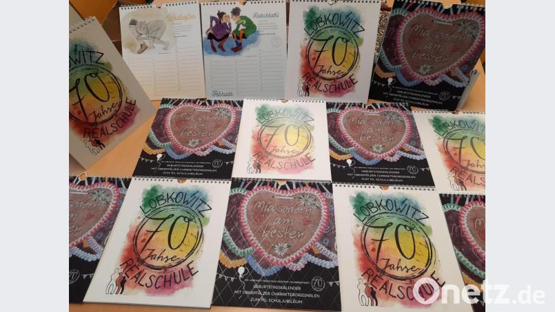 Geburtstagskalender der Lobkowitz-Realschule Neustadt/WN Bild: Irene Sebald/exb