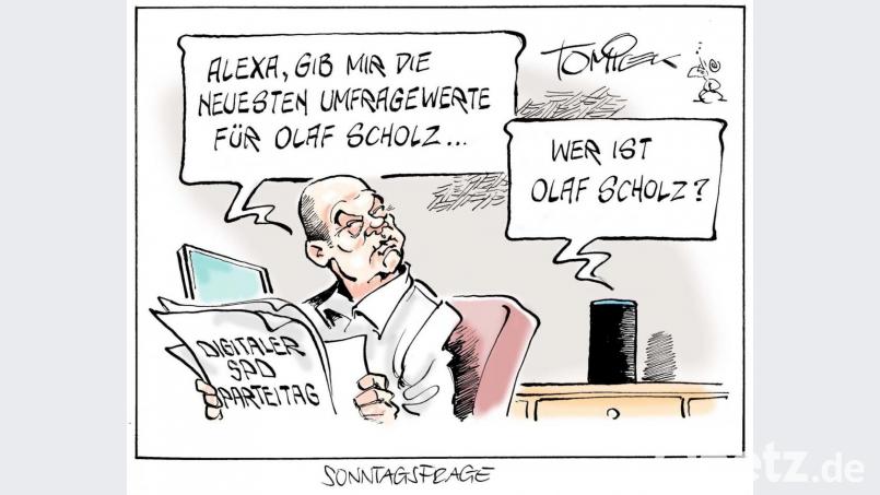 Sonntagsfrage. Bild: Tomicek