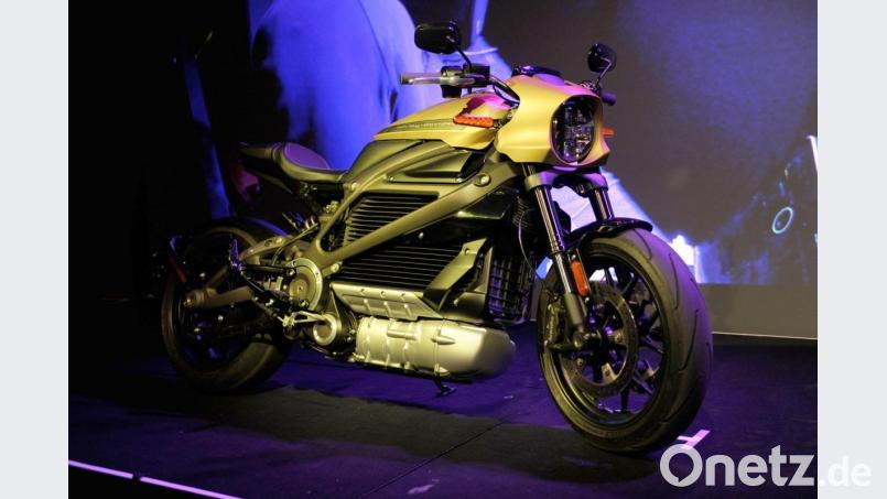 Harley-Davidson zeigt auf der Technik-Messe CES sein erstes Elektro-Motorrad. Foto: Andrej Sokolow/dpa Bild: Andrej Sokolow