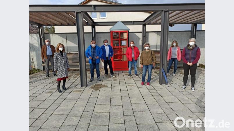 SPD am Kümmersbrucker Dorfplatz Bild: Katharina Fertsch/exb