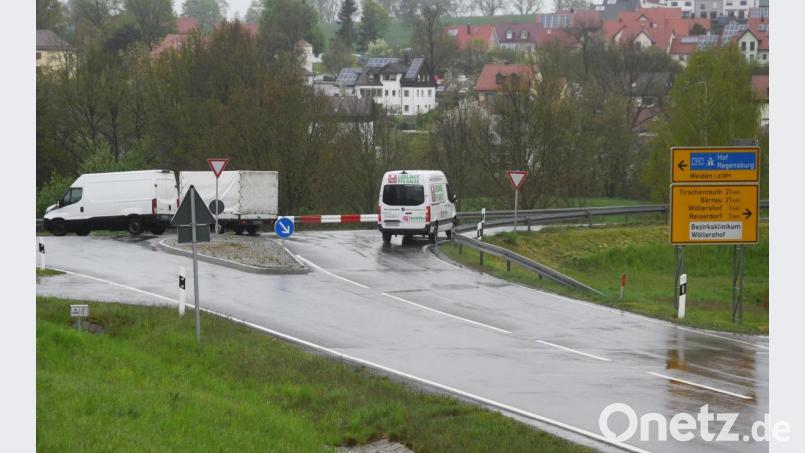 Die &quot;Störnsteiner Spange&quot; ist während der Baumaßnahme nur eingeschränkt befahrbar. Bild: Gabi Schönberger