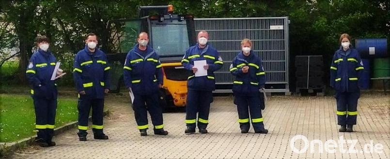 Alle sechs Prüflinge. Bild: THW Sulzbach-Rosenberg/exb