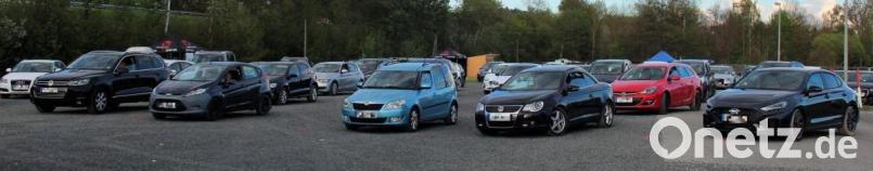Gut besucht war die Auftaktveranstaltung der diesjährigen Kemnather Autokino-Reihe am Freitagabend. Bild: stg