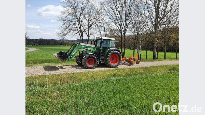 Der Wegebau in Schlammersdorf – eine gemeinsame Aktion der Gemeinde und der Jagdgenossenschaft – funktioniert schon seit einigen Jahren gut. Bild: lgc
