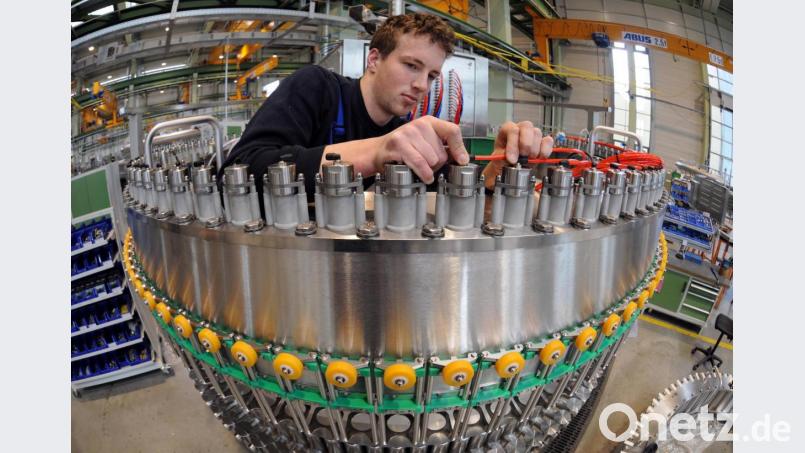 Die Neutraublinger Krones AG stellt Abfüllanlagen her. Archivbild: Armin Weigel/dpa
