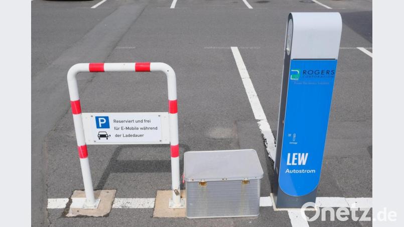 Eine öffentliche E-Tankstelle ähnlich dem Modell auf dem Parkplatz der Firma Rogers in Eschenbach plant der Gemeinderat vor der Grundschule in Oberbibrach. Bild: do