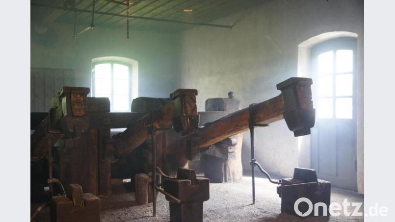Die Kulturdenkmäler in den Aussenstellen des Museums Eisenhammerwerk, Schachtanlage und Glasschleif- und Polierwerk sind wieder zu besichtigen. Bild: e