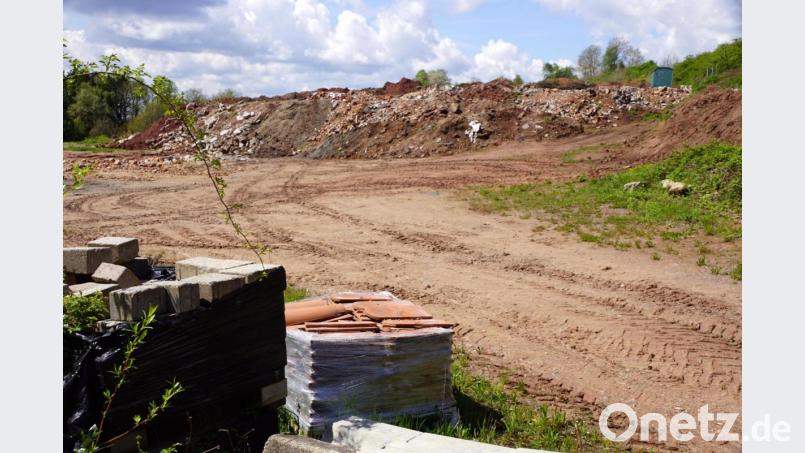 6 Euro kostet ab 1. Juli ein Kubikmeter Bauschutt oder Erdaushub zum Einlagern. Hier soll künftig eine Videoüberwachung für Transparenz sorgen. Bild: bkr