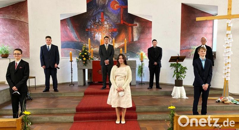 Konfirmation in St. Markus feierten nun sechs Jugendliche. Bild: Gritt Jäger/exb