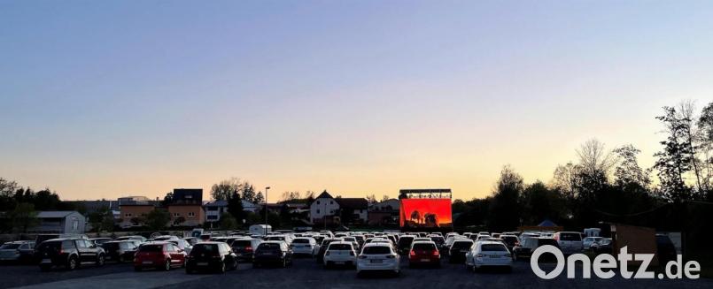 Das Kemnather Autokino lockte am Wochenende die Besucher in Scharen an Bild: stg