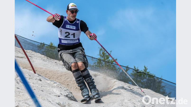 Bernhard Hornek beim Sandskifahren am Monte Kaolino. Archivbild: Christian Lingl