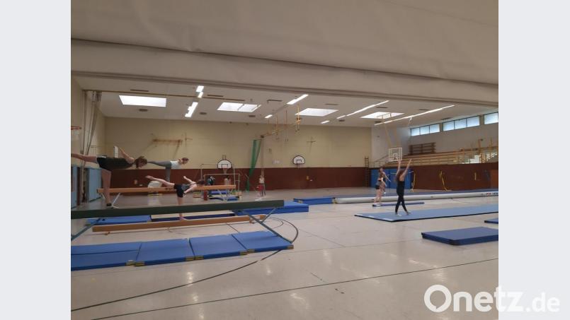 Die Turngemeinschaft hat das Training in der Halle wieder aufgenommen. Bild: exb