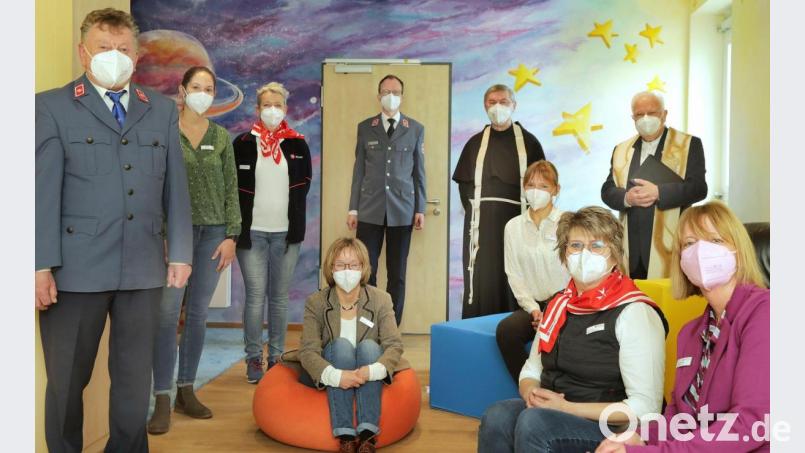 Segnung des neuen &quot;Raums der Stille&quot; im Hospiz in Neustadt/WN. Bild: Wolfgang Steinbacher