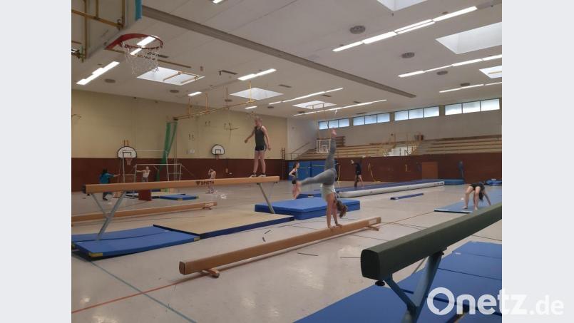 Die Turngemeinschaft hat das Training in der Halle wieder aufgenommen. Bild: exb