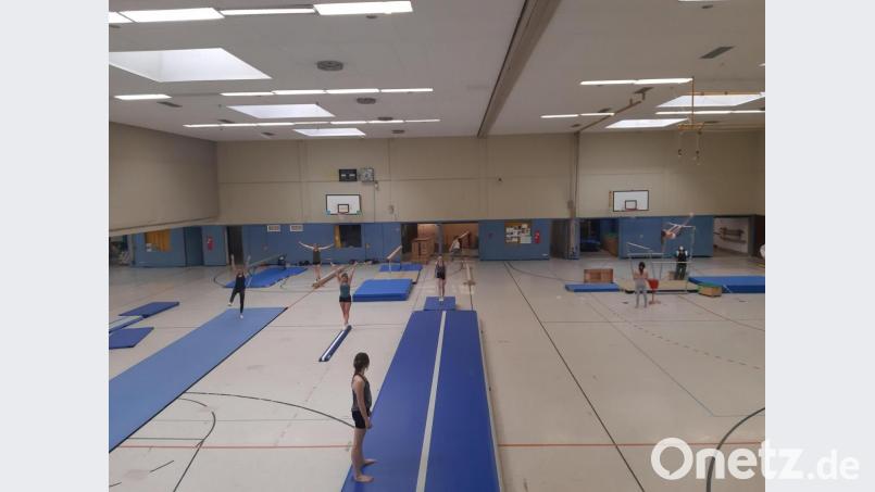 Die Turngemeinschaft hat das Training in der Halle wieder aufgenommen. Bild: exb