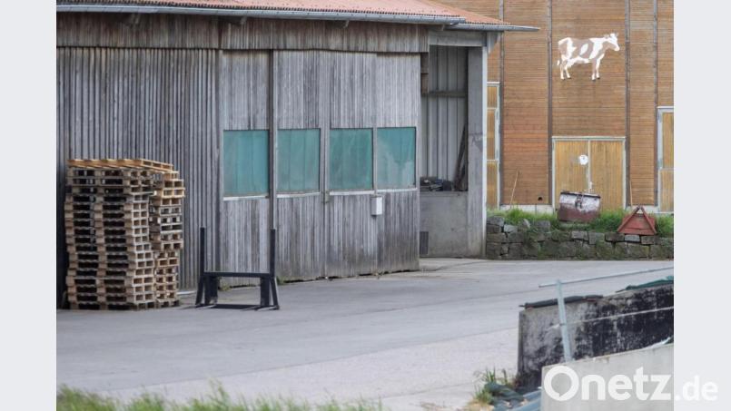 Außenansicht des Mastbetriebes, in dem die Rinder verendeten. Foto: Daniel Karmann/dpa/Archivbild Bild: Daniel Karmann