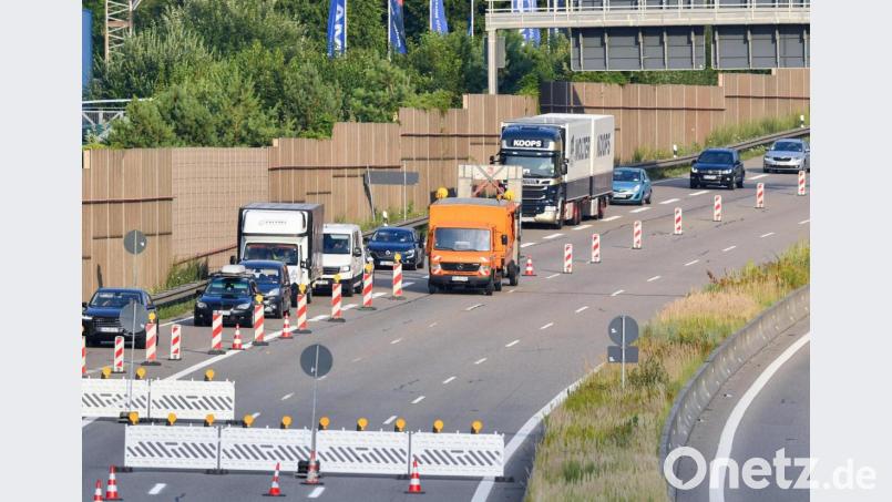 Die A6 soll wegen Bauarbeiten an der Fahrbahn das Wochenende gesperrt sein. Symbolbild: Uwe Anspach