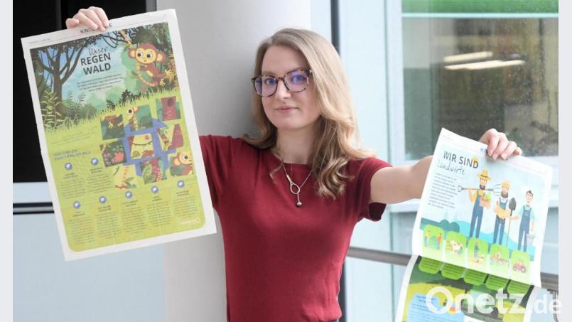 Laura Heidel ist der kreative Kopf hinter der neuen Kinderseite. Bild: Gabi Schönberger