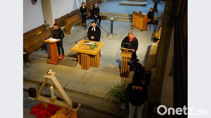 Gottesdienst-Aufzeichnung für TV Oberfranken. Bild: abi
