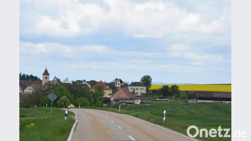 Am nördlichen Ortsrand von Hohentreswitz, wo jetzt noch der Raps blüht, ist das neue Baugebiet &quot;Vogelherd&quot; geplant, Zwölf Bauplätze sollen dort entstehen. Bild: bnr