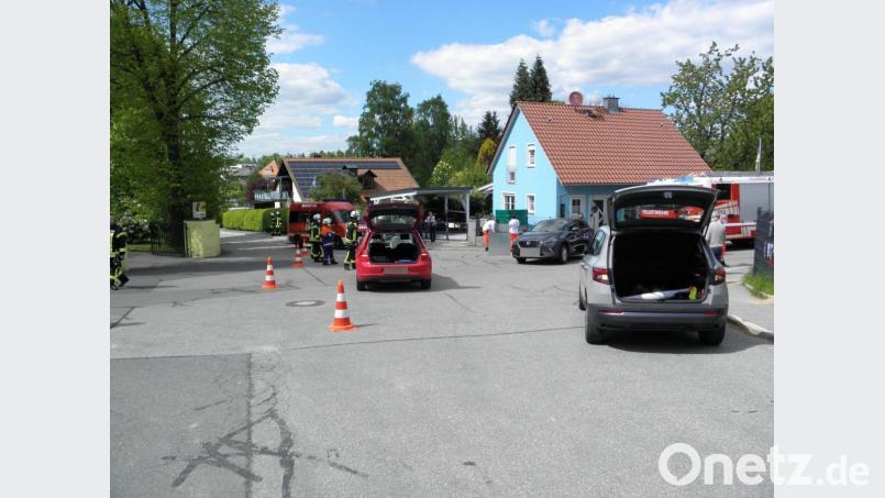 An der Haidaer Straße Kreuzung Schreinergasse krachte es am Montagnachmittag. Zwei Personen wurden verletzt und es entstand ein Sachschaden in Höhe von 20 000 Euro. Bild: dob