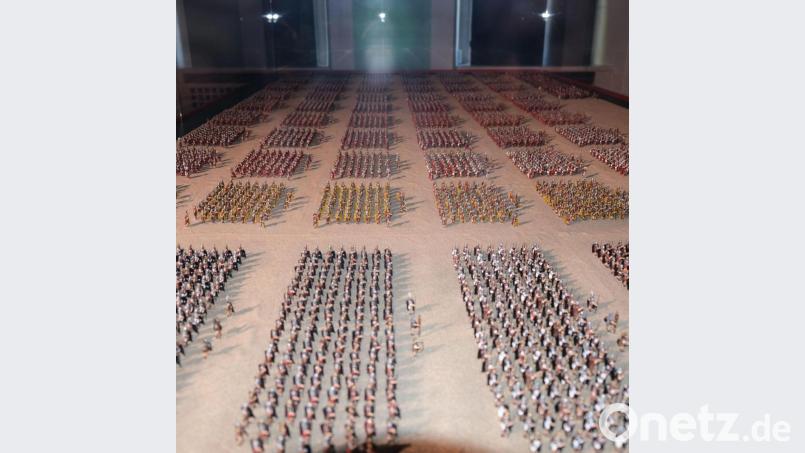 In Theuern zu sehen ist unter anderem eine vollständige Legion mit 5400 Figuren. Bild: e