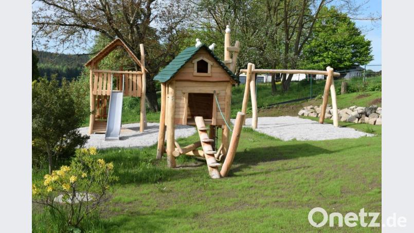 Die Kinder von Söllitz dürfen sich über einen neuen Spielplatz freuen. Auch den hat die Dorferneuerung ermöglicht. Bild: bnr