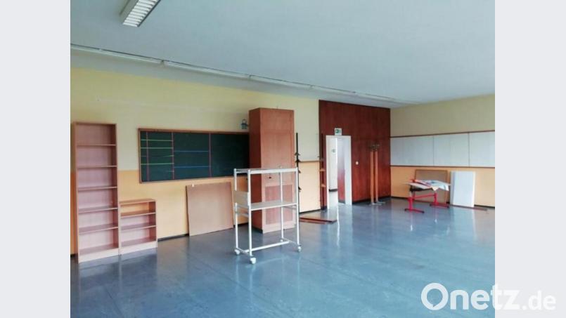 Der neue Probenraum in der Grundschule Waldeck vor der Aufräumaktion. Bild: jzk