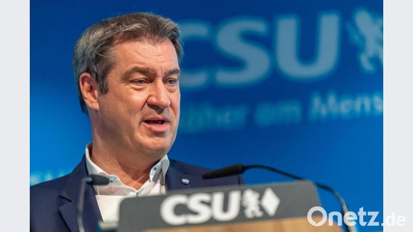Markus Söder (CSU), Ministerpräsident von Bayern und CSU-Parteichef. Bild: Peter Kneffel/dpa