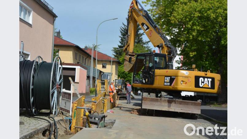 In der Kolpingstraße (Bild) werden derzeit die Wasserleitungen ausgewechselt. Im Anschluss gehen die Arbeiten in der Parkstraße und der Kettelerstraße weiter. Bis Oktober sollen die Maßnahmen abgeschlossen sein. Bild: jr