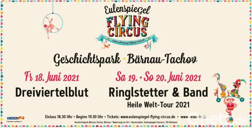 In Bärnau findet beim Geschichtspark von Freitag, 18. Juni, bis Sonntag, 20. Juni, ein dreitätiges Musikfestival mit der Band &quot;Dreiviertelblut&quot; und Kabarettist Hannes Ringlstetter statt. Bild: szl