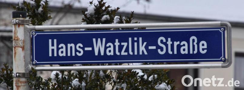 Um die Umbenennung der Hans-Watzlik-Straße in Sulzbach-Rosenberg ist eine Diskussion entbrannt. Bild: Andreas Royer