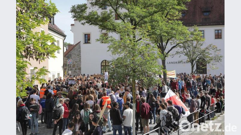 Fridays for Future ist eine Umweltbewegung, die vor Corona auch in Amberg regelmäßig Demos für mehr Klimaschutz abgehalten hatte. Oberpfalz-Medien organisiert am Donnerstag, 17. Juni, eine Podiumsdiskussion, bei der Aktivisten mit Lokalpolitikern diskutieren können. Archivbild: Wolfgang Steinbacher