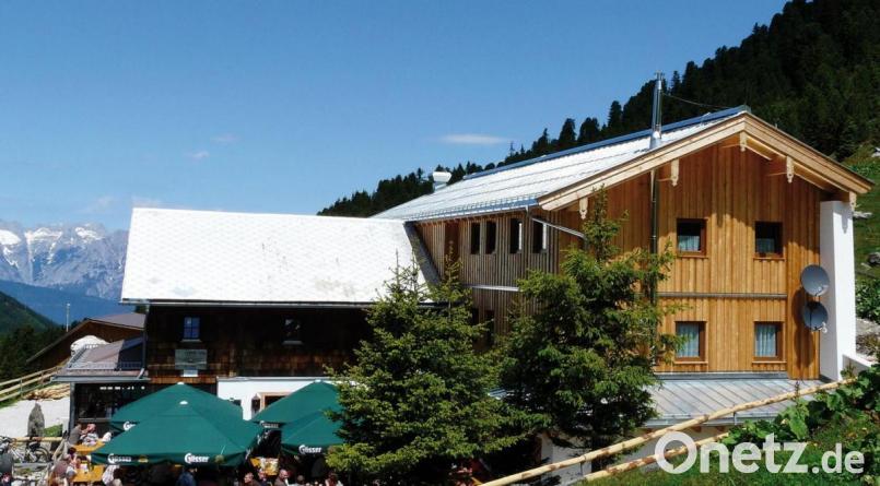 Die &quot;Weidener Hütte&quot; darf wieder Wanderer empfangen. Bild: uz