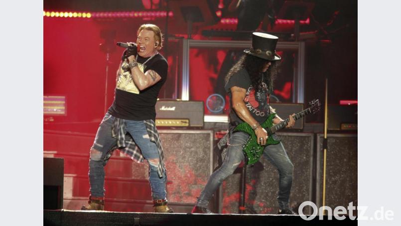 Guns n’ Roses wollen 2022 ein Zusatz-Open-Air in Deutschland spielen. Bild: Jack Plunkett