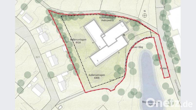 Im Stadtrat gebilligt worden ist der Vorentwurf für die Änderung des Bebauungsplans „Am Zieglerrang“, wo bekanntlich das dritte Kinderhaus in Waldsassen errichtet werden soll. Bild: Stadt Waldsassen/exb