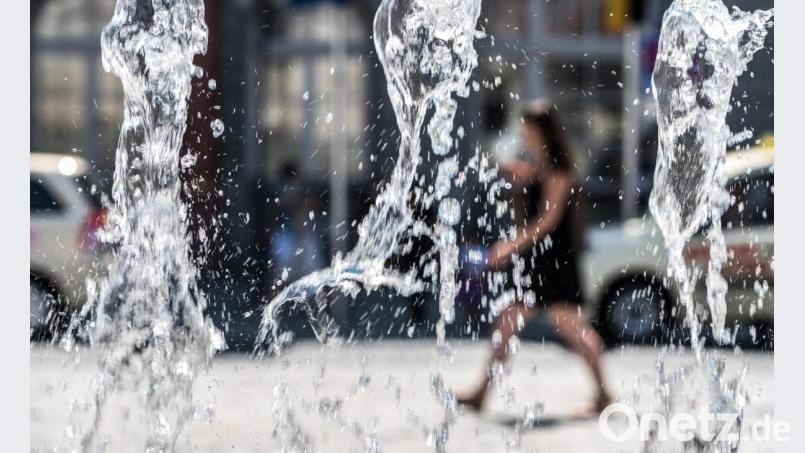 Splitterfasernackt hat ein Mann in einem öffentlichen Brunnen in Coburg gebadet Symbolbild: Nicolas Armer