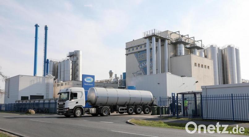 Das Werk der Bayerischen Milchindustrie eG (BMi) in Jessen. Bild: Jan Woitas