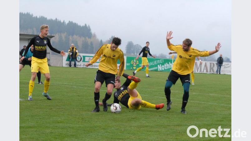 Der FC Tirschenreuth (gelbe Trikots) und der SV Poppenreuth (schwarz) vertreten auch in der Saison 2021/22 die Farben der Oberpfalz in der Bezirksliga Oberfranken Ost. Saisonstart ist 24./25. Juli. Archivbild: gb