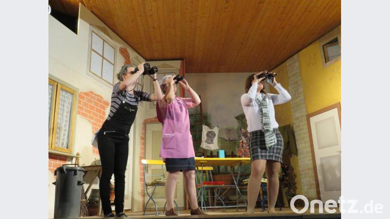 Wer in diesem Sommer eine Laienspielbühne sucht, muss wie die Darstellerinnen auf dem Bild aus einem Stück der &quot;D&#039;Werdenfelser&quot; Tirschenreuth weit in die Ferne gucken. Viele Laienbühnen warten ab und wollen erst 2022 durchstarten. Die Werdenfelser selbst sind mutig genug für einen Neustart in diesem November. Archivbild: ubb