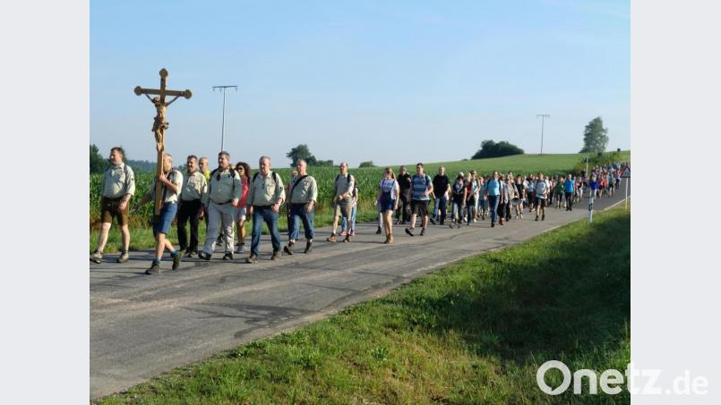 Das 75-jährige der Marienwallfahrt nach Amberg und 35-mailige Wallfahrer-Kreuztragen durch die Pfadfinder hätten die Schnaittenbacher Pilger heuer feiern können. Doch die Coronakrise kommt dazwischen.. Archivbild: sh