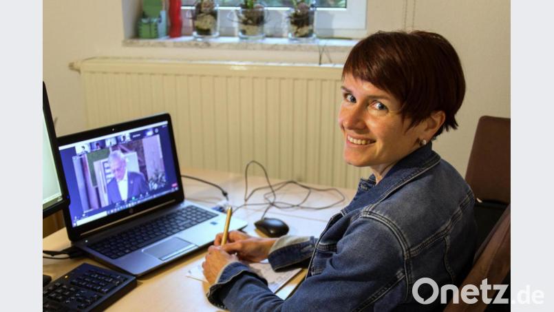 Viel Freizeit opferte Katharina König für die Mitarbeit im Bürgerrat Klima. Die meiste Zeit verbrachte sie dabei vor dem Bildschirm. Bild: Markus Koenig/maks-Fotografie/exb