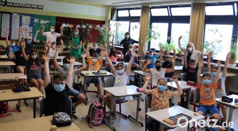 Wer macht mit beim Energiesparen? Die Klasse 4b der Speichersdorfer Grundschule ist dabei, zumal die Kinder jetzt auch wissen, wie das geht. Bild: Grundschule Speichersdorf/exb